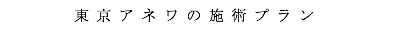 出張マッサージ出張メンズエステ東京アネワの施術プラン